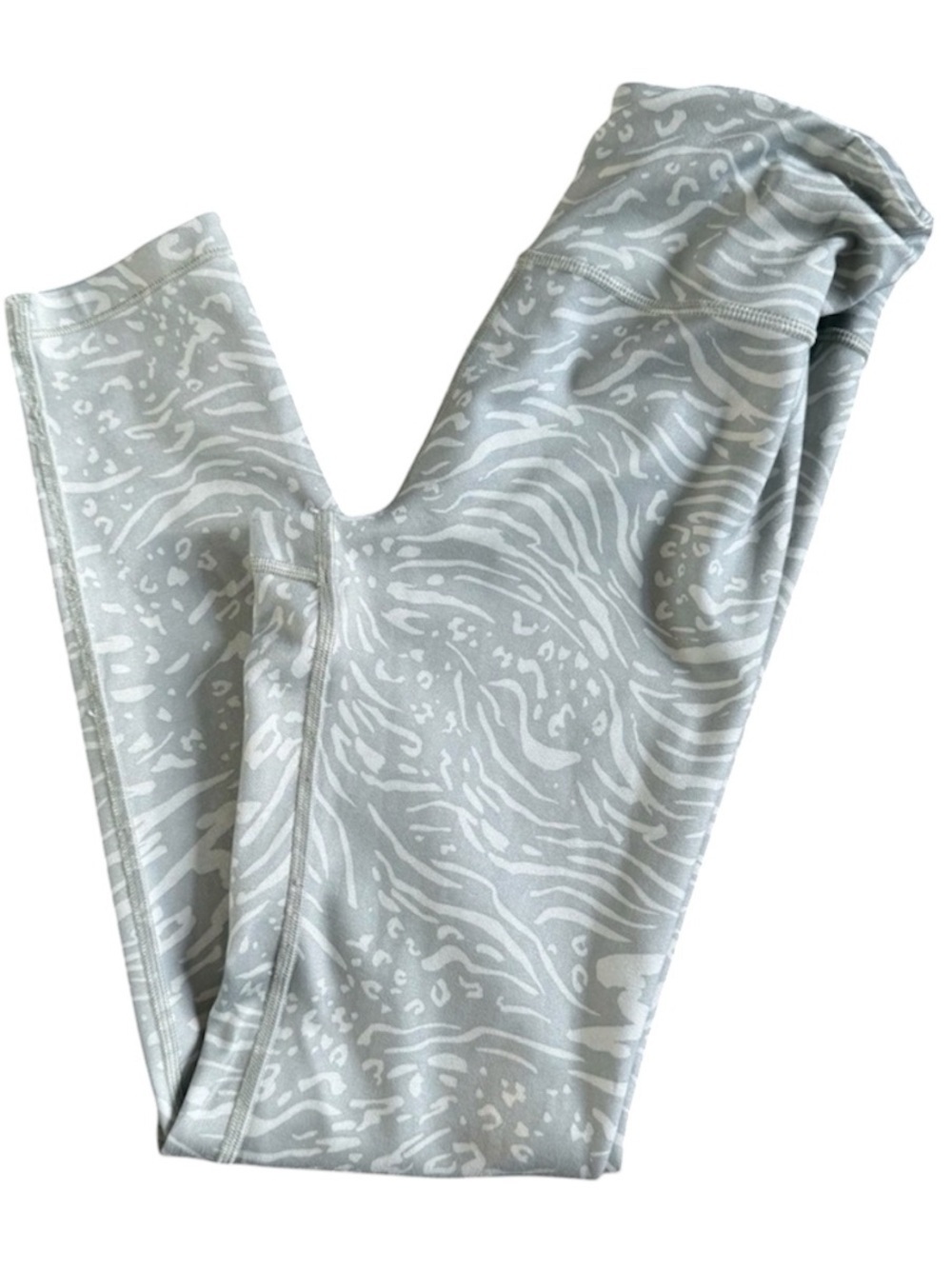 Athleta Girl Sage Green Print 7/8 Leggings XL High Rise